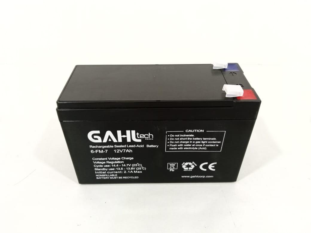 Batería Gahl 12Volt. 7Ah para UPS N/P: 6-FM-7 - PC Mania