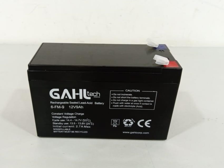 Batería Gahl 12Volt. 9Ah para UPS N/P: 6-FM-9 - PC Mania