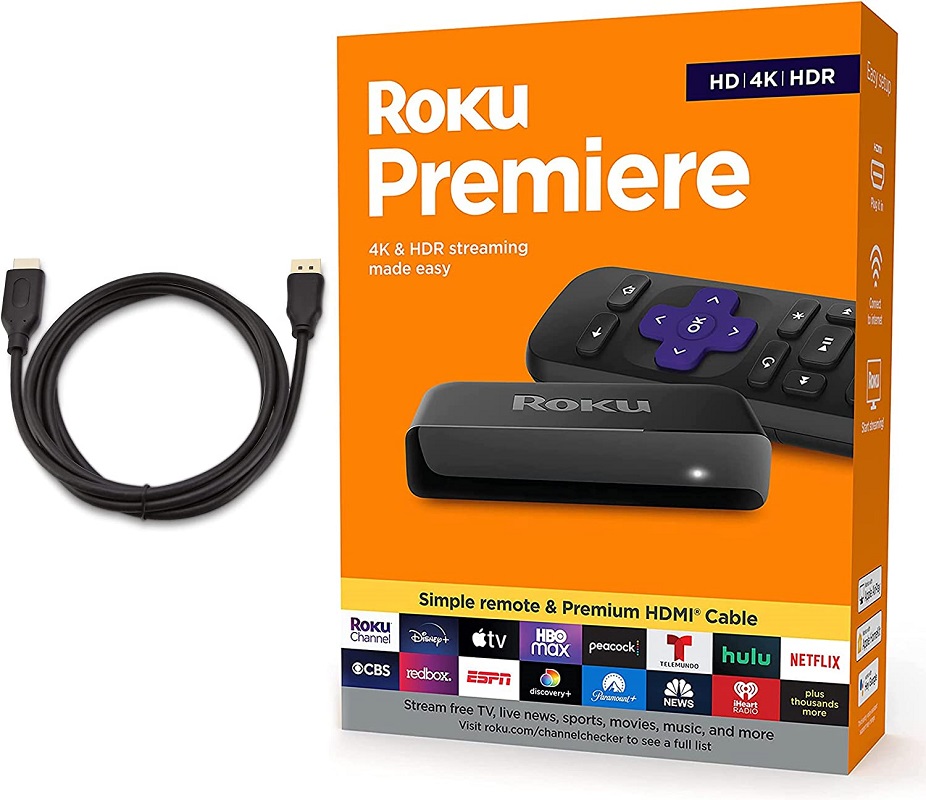 Roku Premiere 4K HDR Streaming N/P: 3920RW - PC Mania