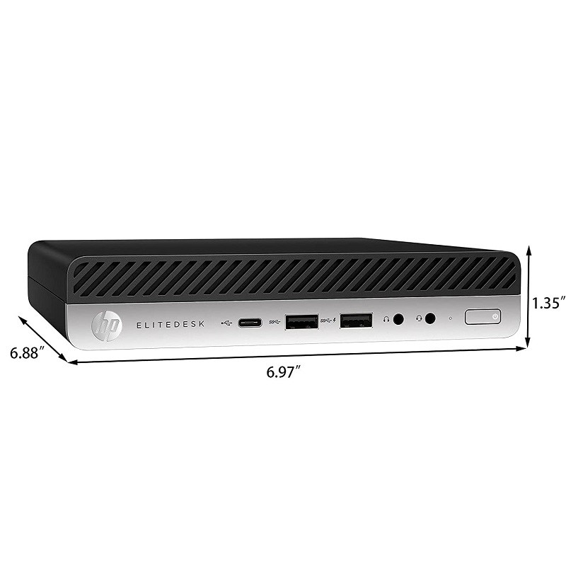 HP Mini Elitedesk 800 G3 i5-6500 8gb 500gb HD Win 10 Pro (Refurbished) - PC Mania