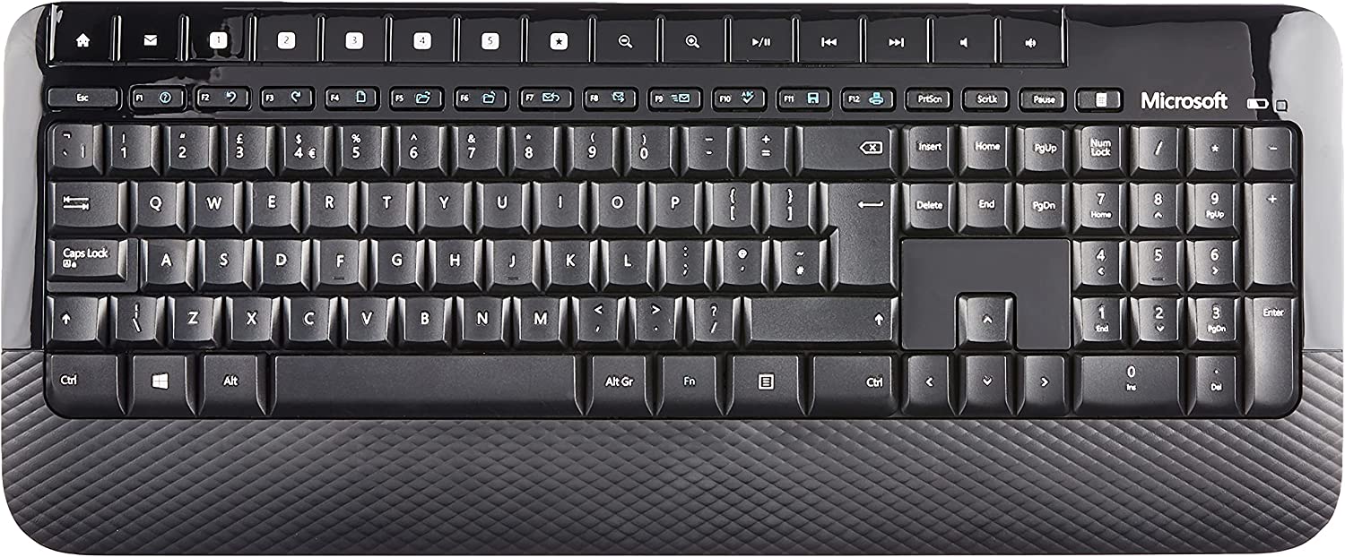 Teclado y Mouse Microsoft Inalámbrico Desktop 2000 USB Español N/P: M7J-00004 - PC Mania