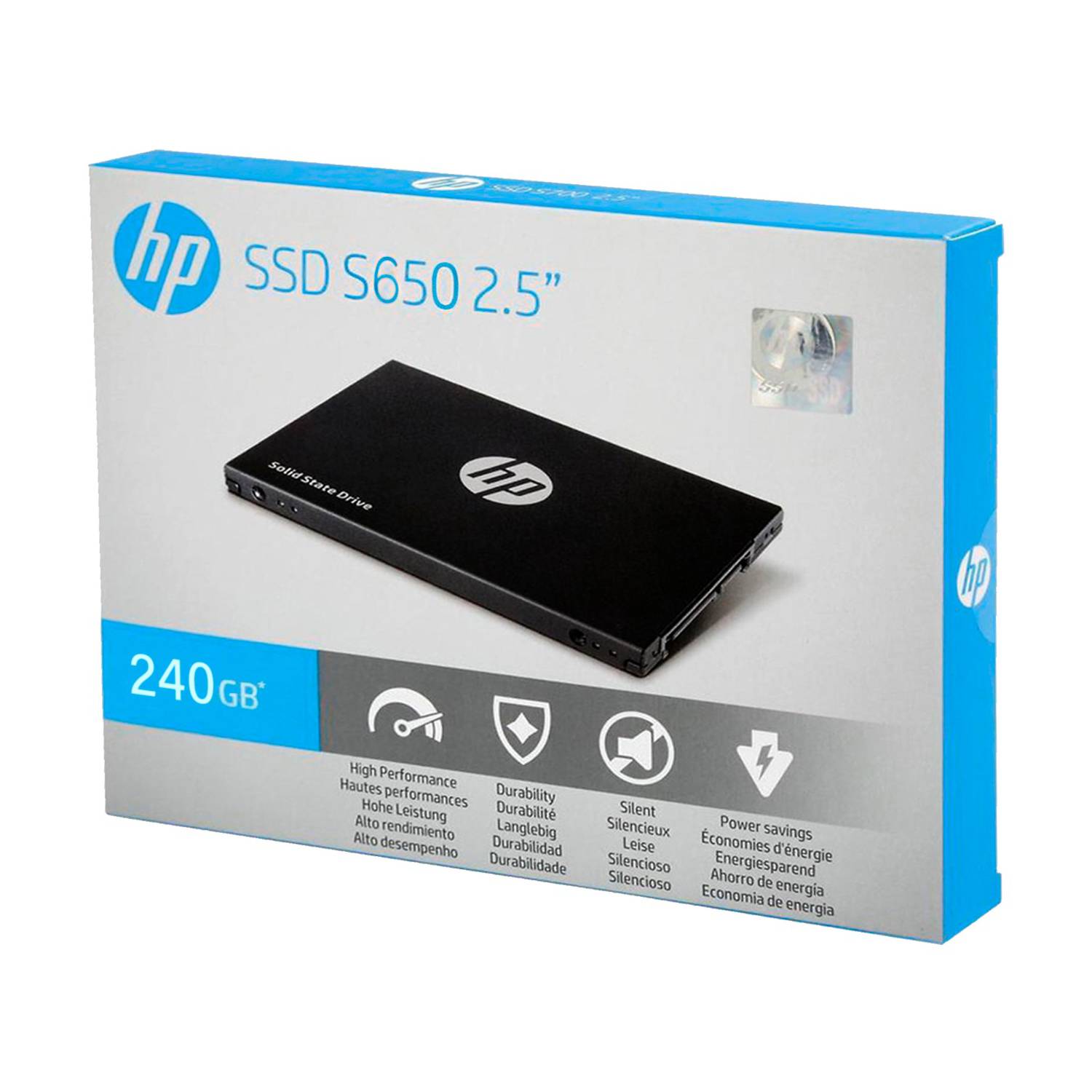 Disco Duro de Estado Solido SSD HP S650 240GB 2.5