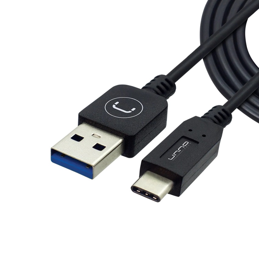 Cable Unno Tekno USB 3.0 MACHO a Tipo C MACHO 1 Mt. Negro N/P: CB4054BK - PC Mania