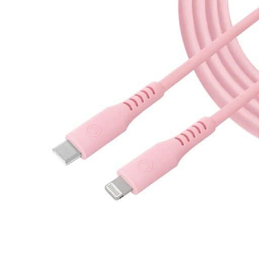 Cable Unno Tekno TIPO C a Lightning Premium PD20W 1.5 Mts. Rosado N/P: CB4074PK - PC Mania