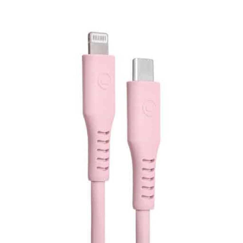 Cable Unno Tekno TIPO C a Lightning Premium PD20W 1.5 Mts. Rosado N/P: CB4074PK - PC Mania
