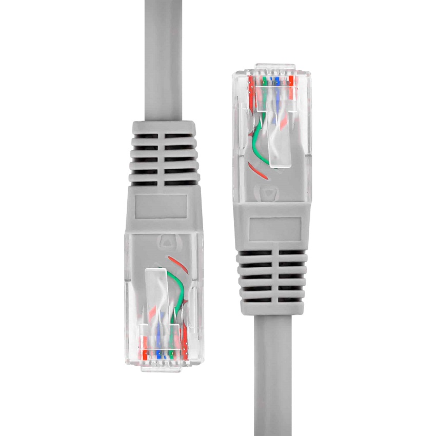 Patch Cord UTP Unno Tekno CAT.6 10Gb 26AWG 1 Mt. Gris N/P: CB4303GY - PC Mania