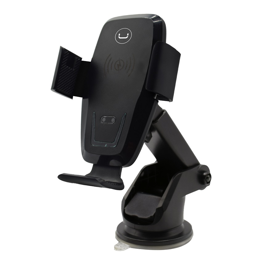 Base Teléfono Celular Unno Tekno Brazo Extensible y Cargador Inalámbrico N/P: CH3009BK - PC Mania