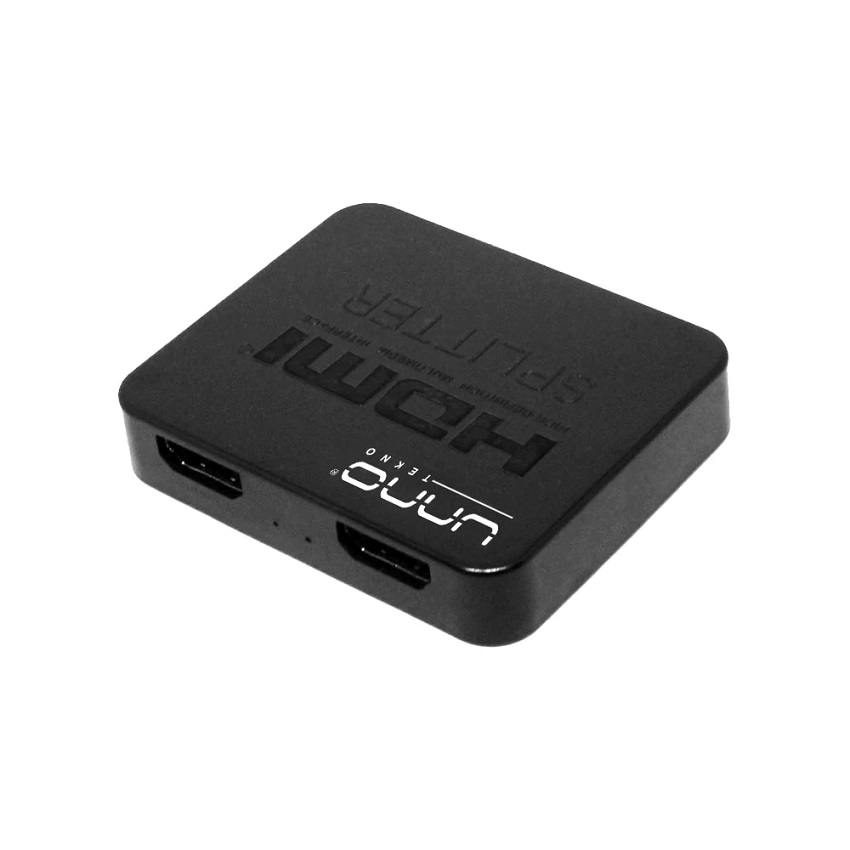 Splitter - Switch HDMI Unno Tekno 1 Puerto entrada 2 Puertos salida N/P: HB1204BK - PC Mania