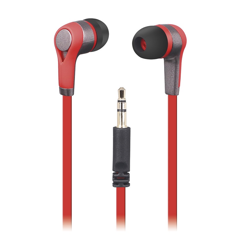 Audífonos Unno Tekno Rockbuds 3.5 Estéreo Rojo N/P: HS7003RD - PC Mania