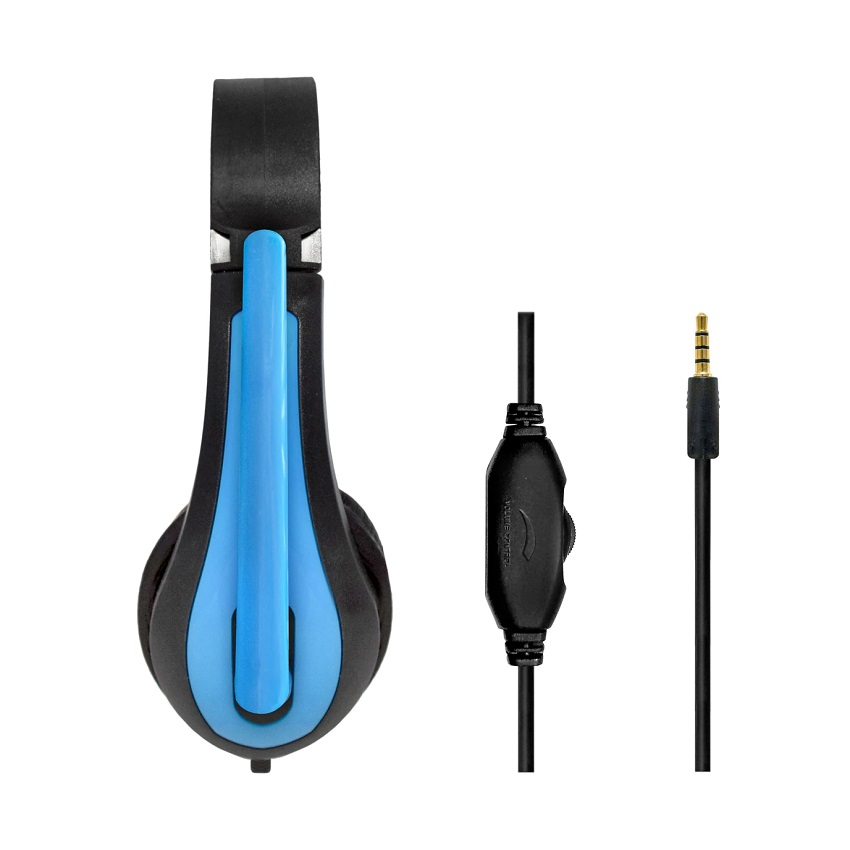 Audífonos Micrófono Unno Tekno ACE 7 Mano Libre 3.5 mm Azul N/P: HS7207BL - PC Mania