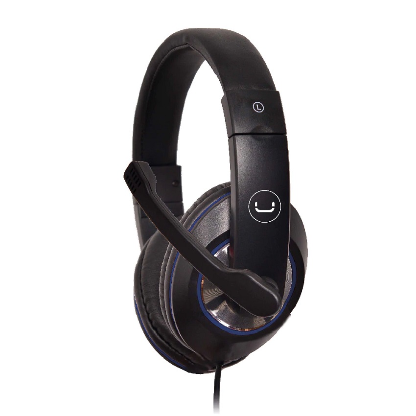 Audífonos Micrófono Unno Tekno ACE 12 Mano Libre 3.5 mm Azul N/P: HS7212BL - PC Mania