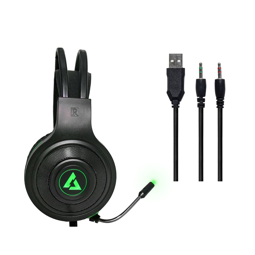 Audífonos Micrófono Unno Tekno Gaming Bravo BRV35 Mano Libre 3.5 mm Azul N/P: HS7235GN - PC Mania