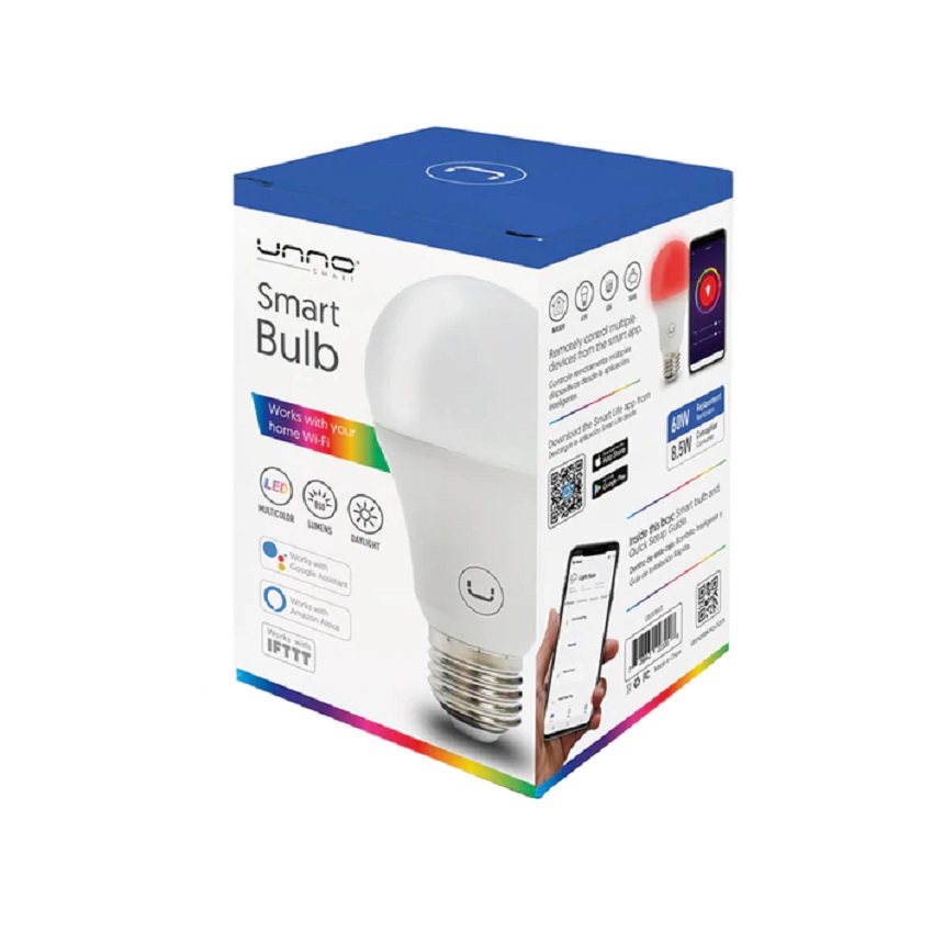 Bombillo Inteligente Unno Tekno RGBW N/P: LB1301WT - PC Mania