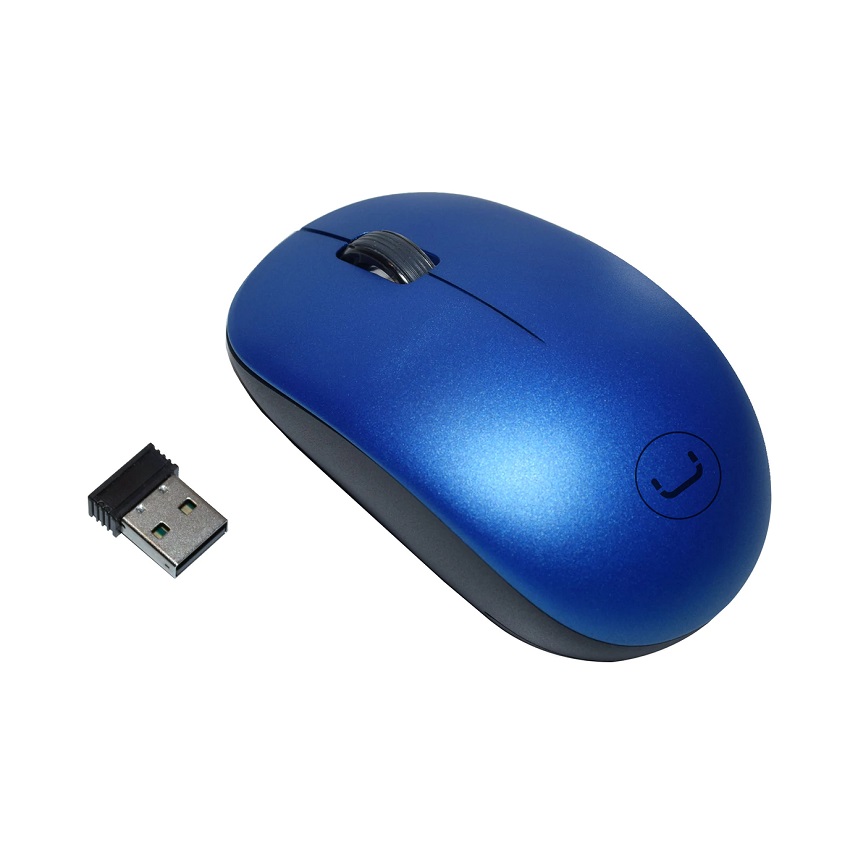 Mouse Óptico Unno Tekno USB Curve Inalámbrico Azul N/P: MS6526BL - PC Mania