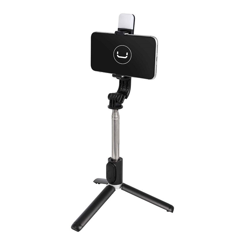 Bastón Selfie-Trípode Unno Tekno luz Led Plegable N/P: PH1804BK - PC Mania