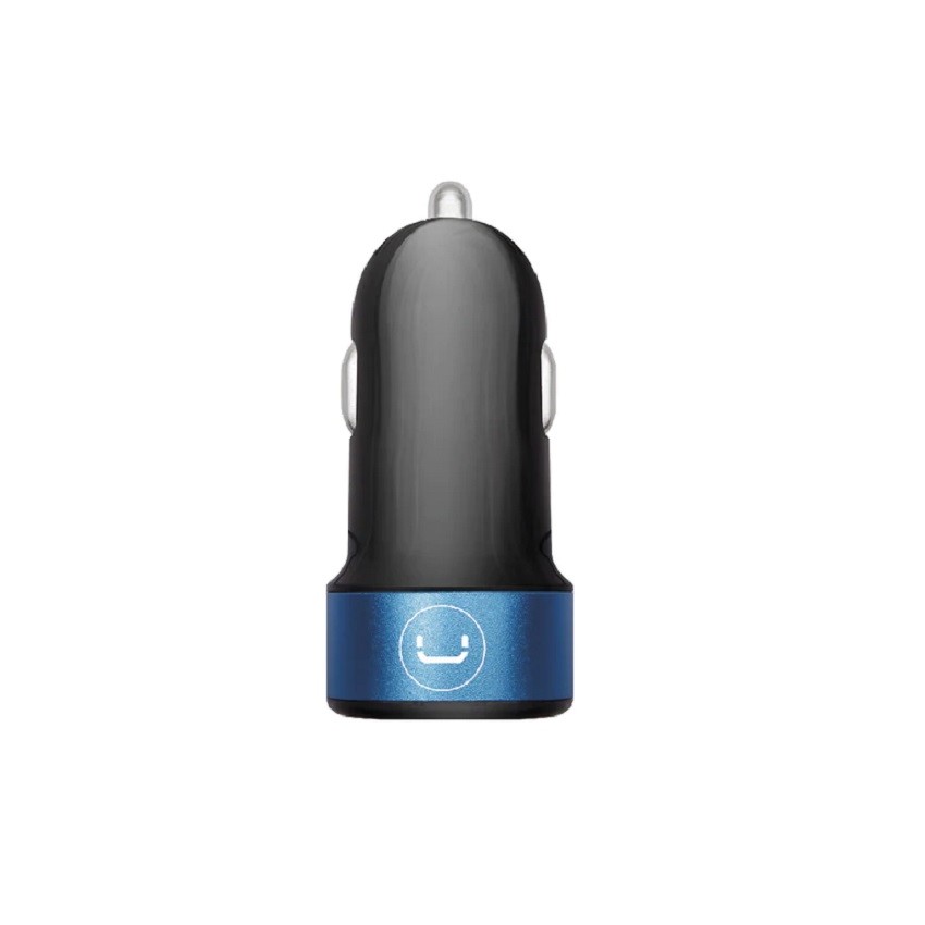 Cargador de Carro Unno Tekno 2*USB 12 V 2.1A Led Indicador N/P: PW5002BK - PC Mania