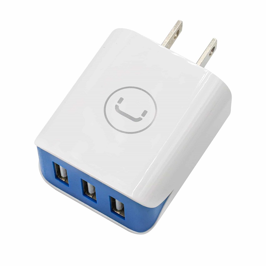 Cargador de Pared Unno Tekno 3*USB 100 -240V 3.1A N/P: PW5054WT - PC Mania