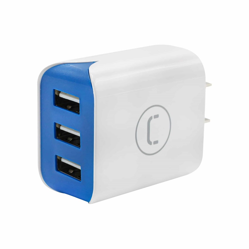 Cargador de Pared Unno Tekno 3*USB 100 -240V 3.1A N/P: PW5054WT - PC Mania