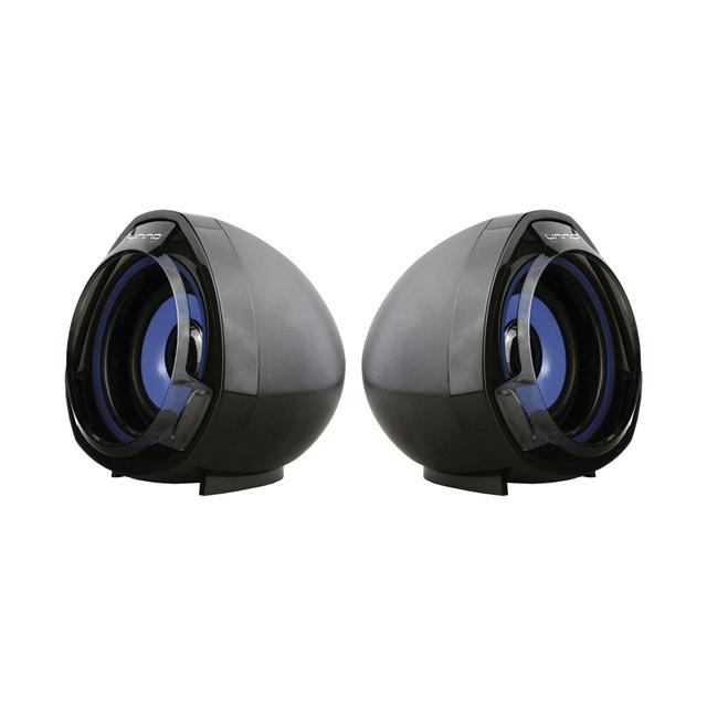 Cornetas Unno Tekno Thunder de Escritorio Estéreo Negro N/P: SP9023BL - PC Mania