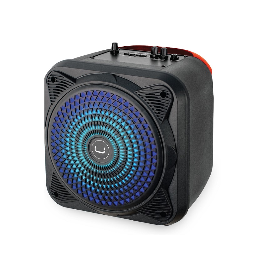 Cornetas Unno Tekno Beatbox Karaoke Estéreo Bluetooth Negro N/P: SP9356BK - PC Mania