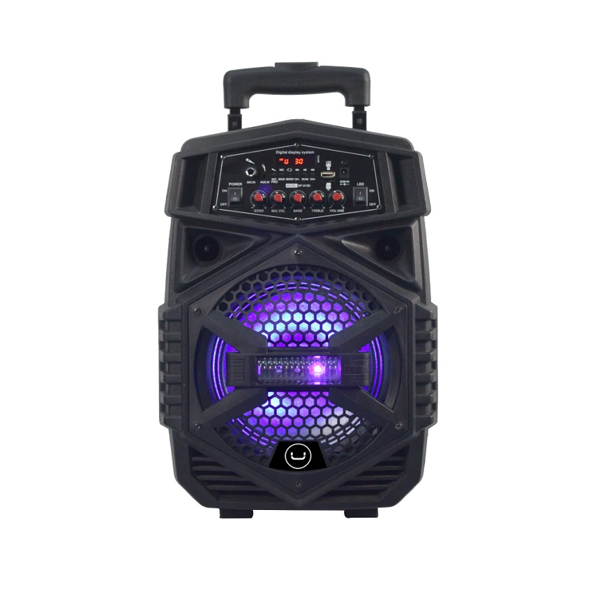 Cornetas Unno Tekno Soundwave Karaoke Estéreo Bluetooth C/Micrófono Negro N/P: SP9403BK - PC Mania