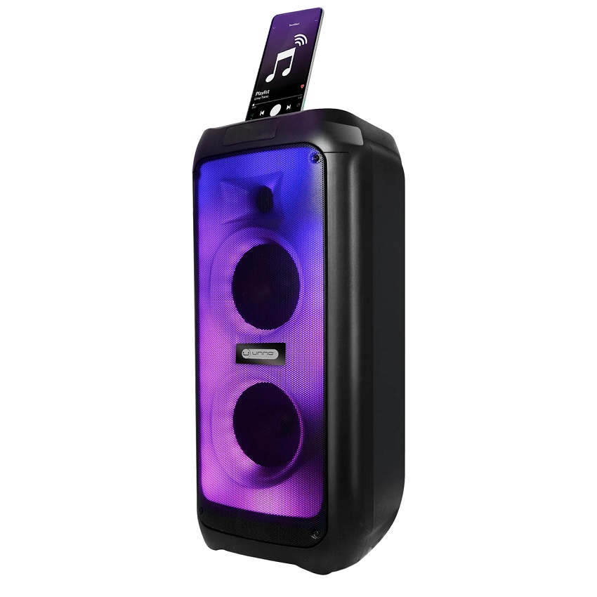 Cornetas Unno Tekno Sounblast Fire Karaoke Estéreo Bluetooth C/Micrófono Negro N/P: SP9435BK - PC Mania