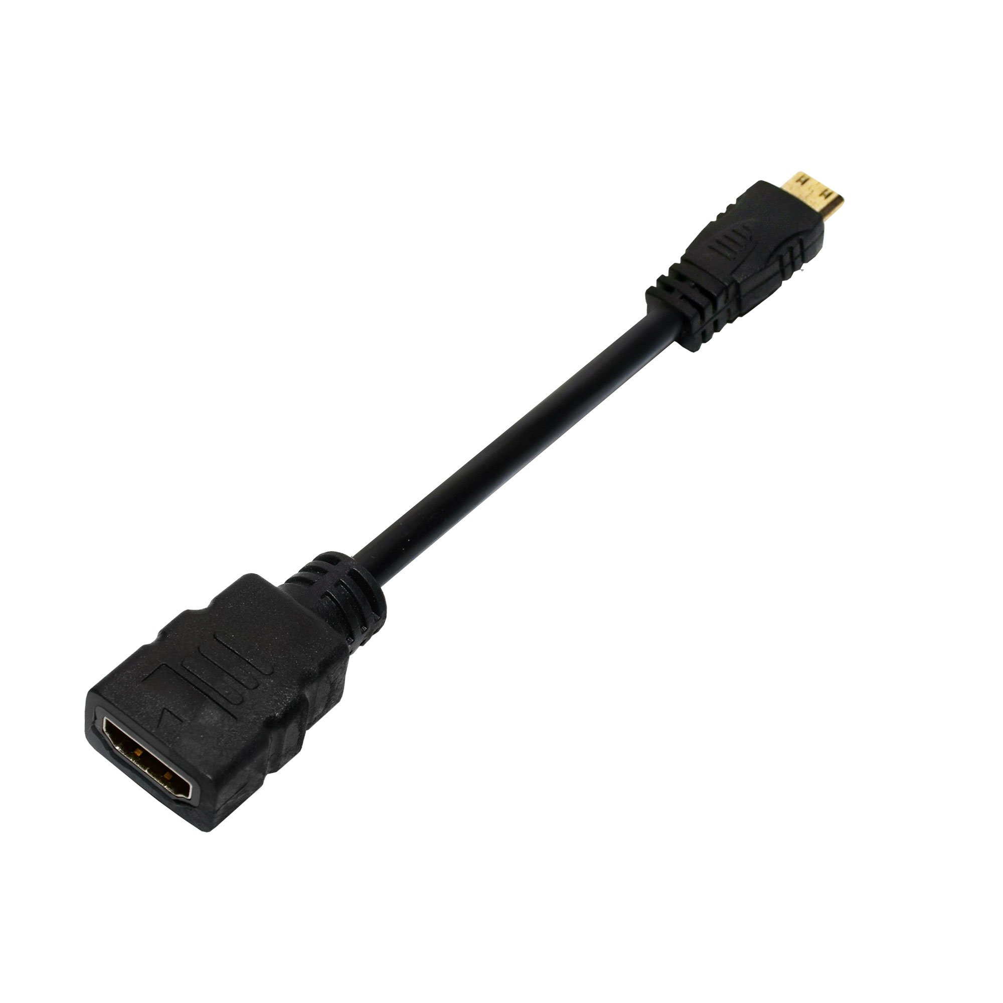 Adaptador Unno Tekno Mini HDMI Macho a HDMI Hembra N/P: AD3005BK - PC Mania