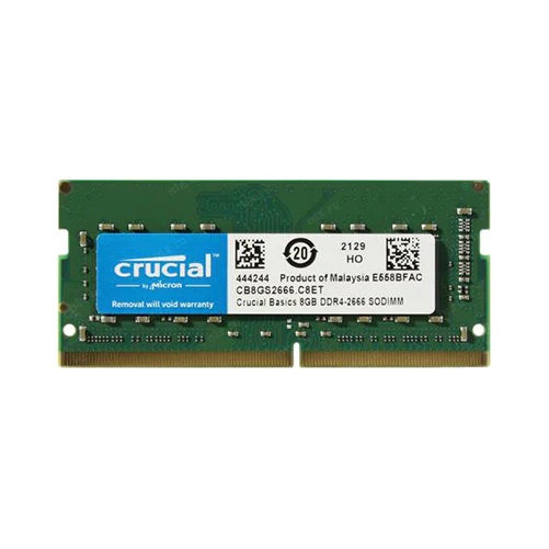 Memoria RAM Crucial 8GB 2666Mhz DDR4L CL19 Notebook N/P: CB8GS2666 - PC Mania