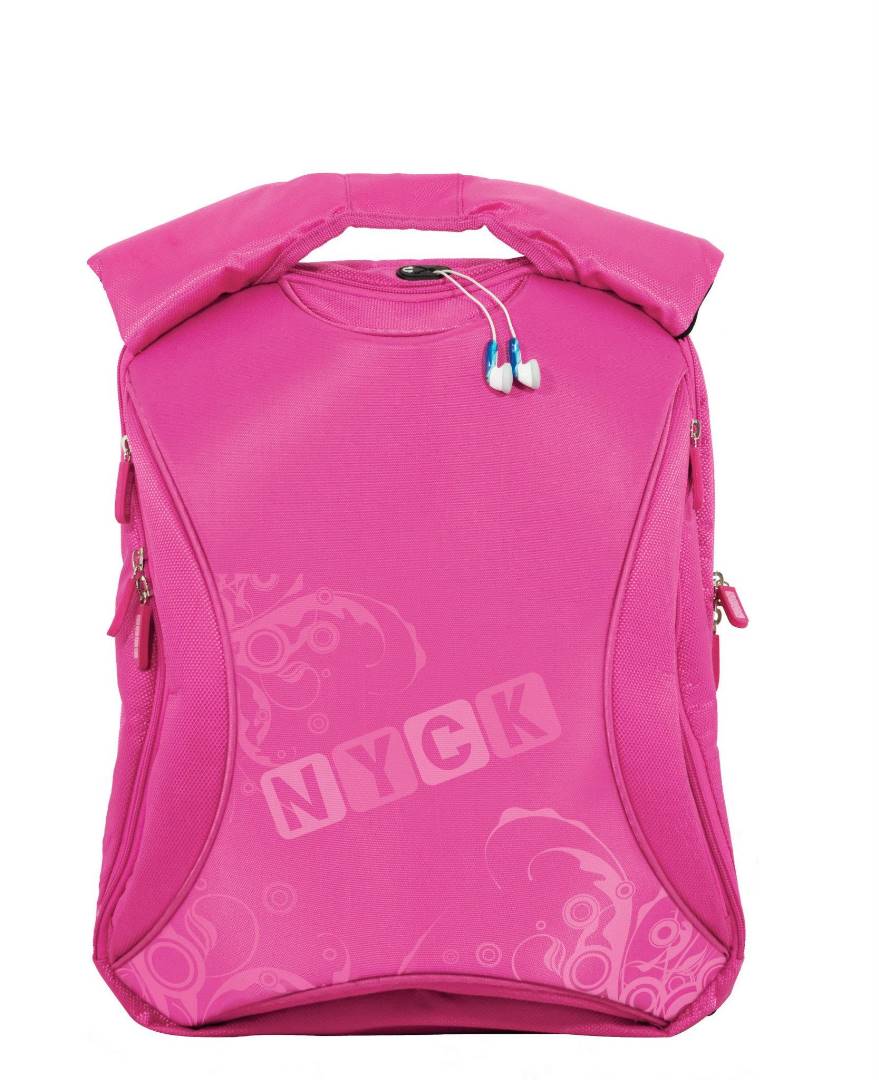 Morral Nyck Traveler Backpack Rosado 14.1