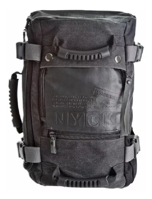Morral Nyck Canvas Laptop BAG, Gris Oscuro 14.1