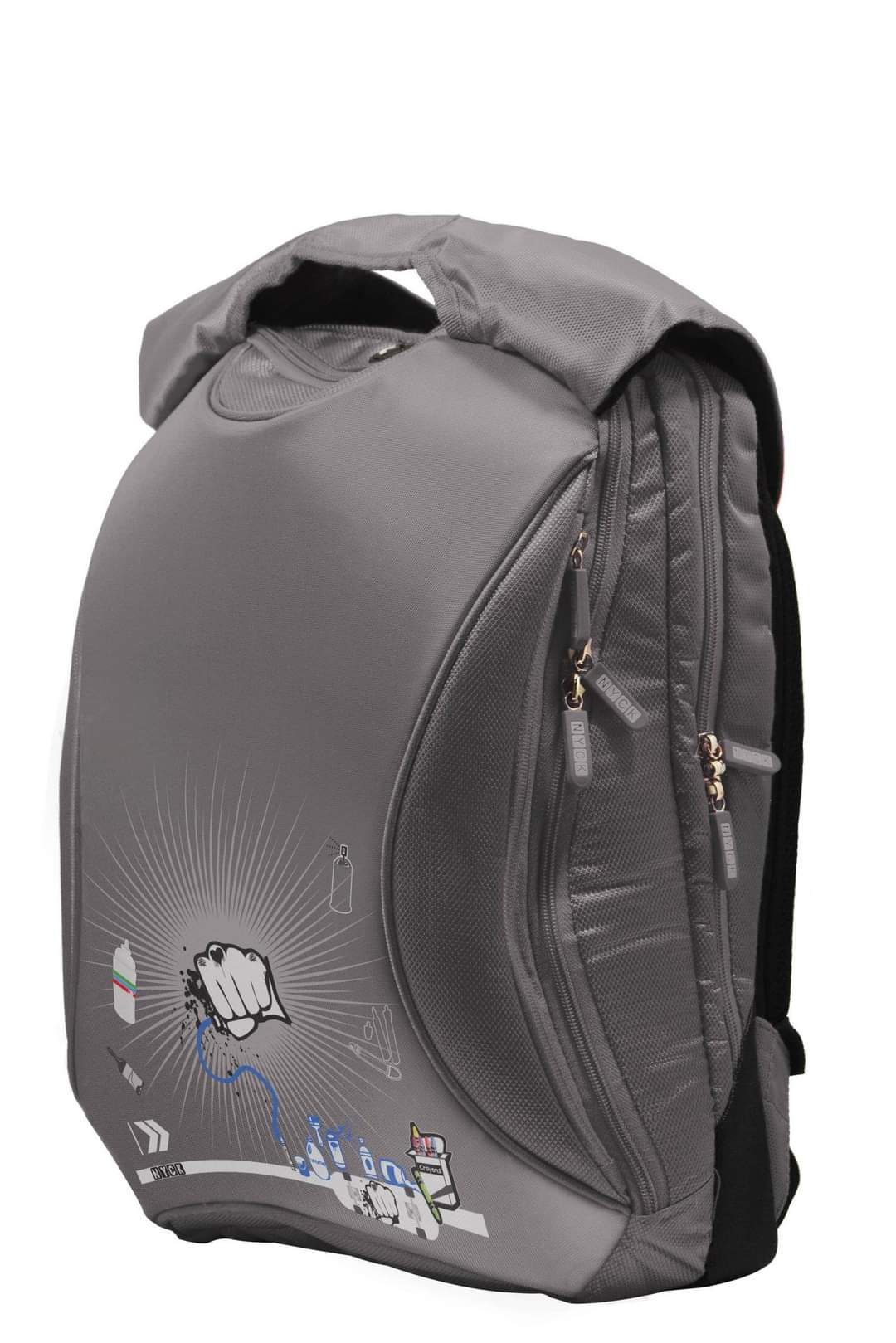 Morral Nyck Traveler Backpack Gris Oscuro 14.1