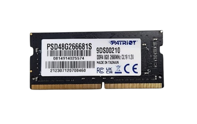 Memoria RAM Patriot 8GB 2666Mhz DDR4 CL19 Notebook N/P: PSD48G266681S - PC Mania