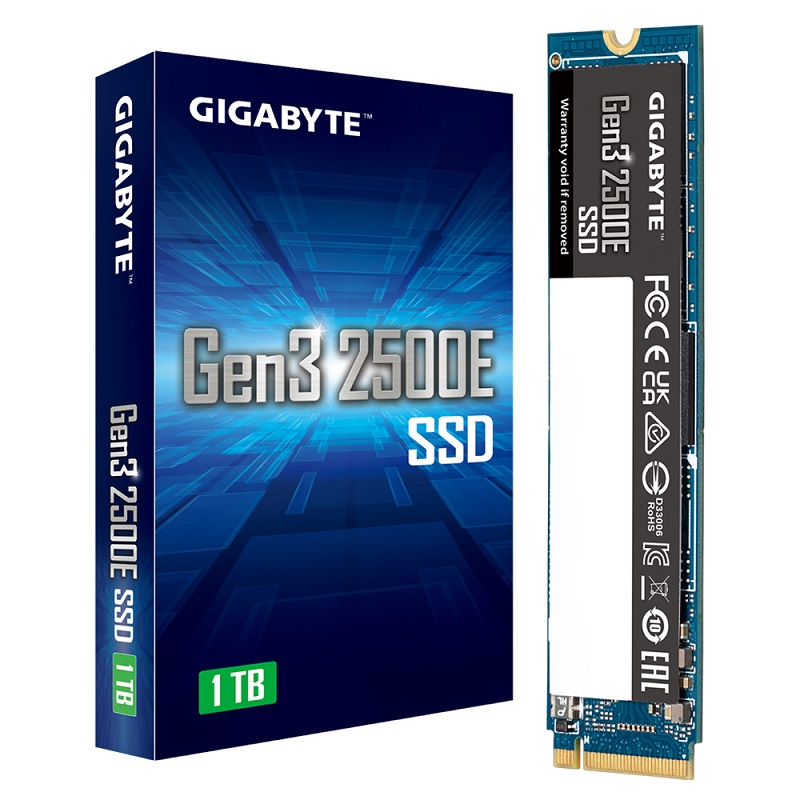 Disco SSD Gigabyte M.2 1TB PCIe NVMe 2400Mb/s N/P: G325E11TB - PC Mania