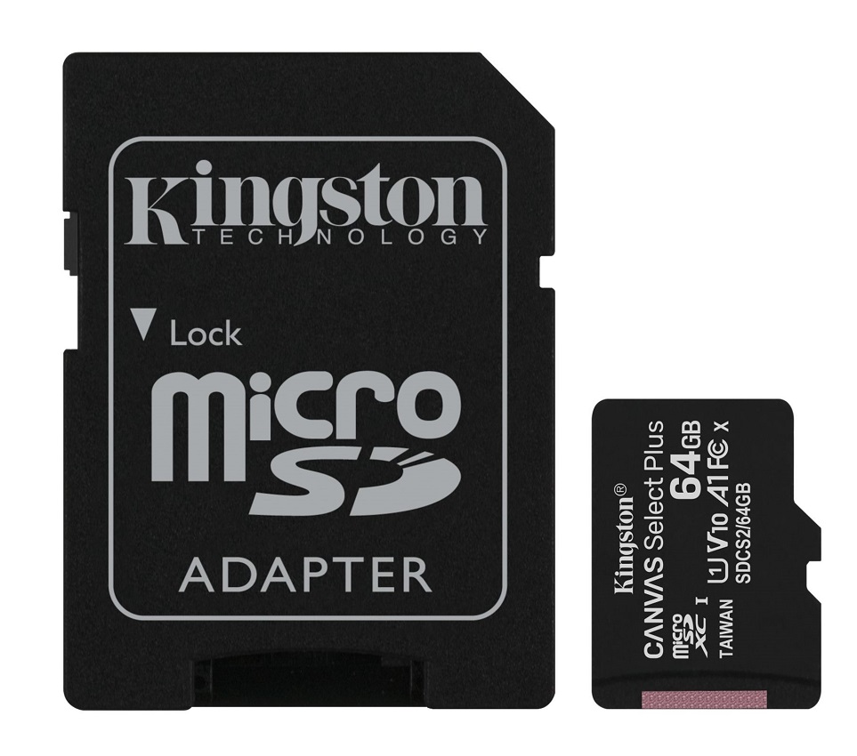Memoria Micro SD 64GB Kingston Canva Select Clase 10 N/P: SDCS2-64GB-TW - PC Mania