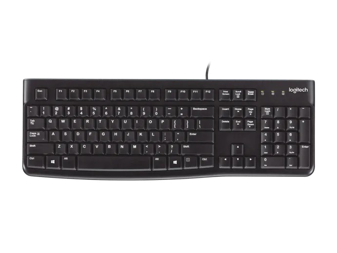 Teclado Logitech K120 USB Negro Español N/P: 920-004422 - PC Mania
