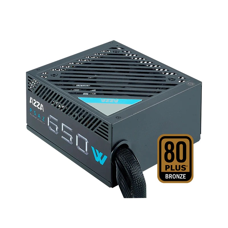Fuente de Poder ATX AZZA 650W 80 Plus Bronze Mod. PSAZ-650W - PC Mania