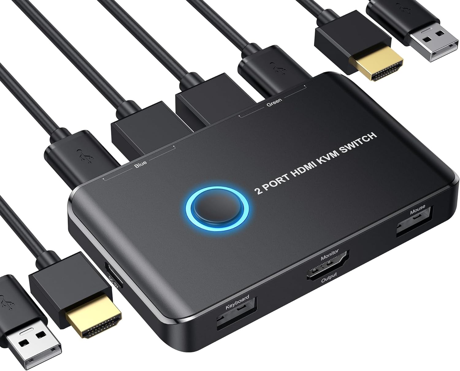 Switch KVM 2 HDMI ABLEWE (HDMI-USB) - PC Mania