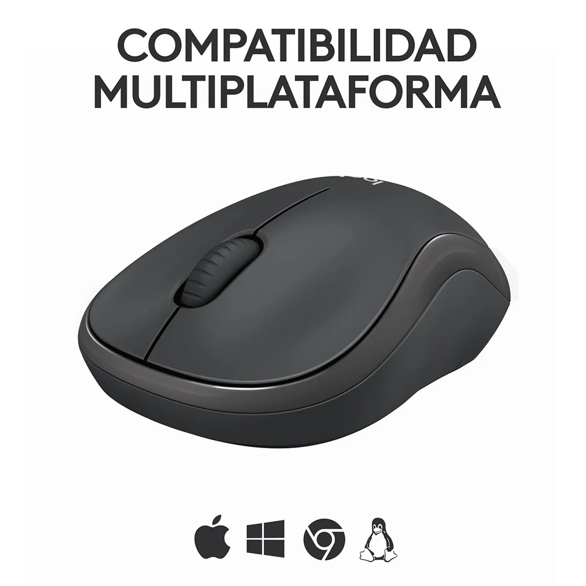 Mouse Logitech Inalámbrico M240 Silent Gris Oscuro N/P: 910-007113 - PC Mania