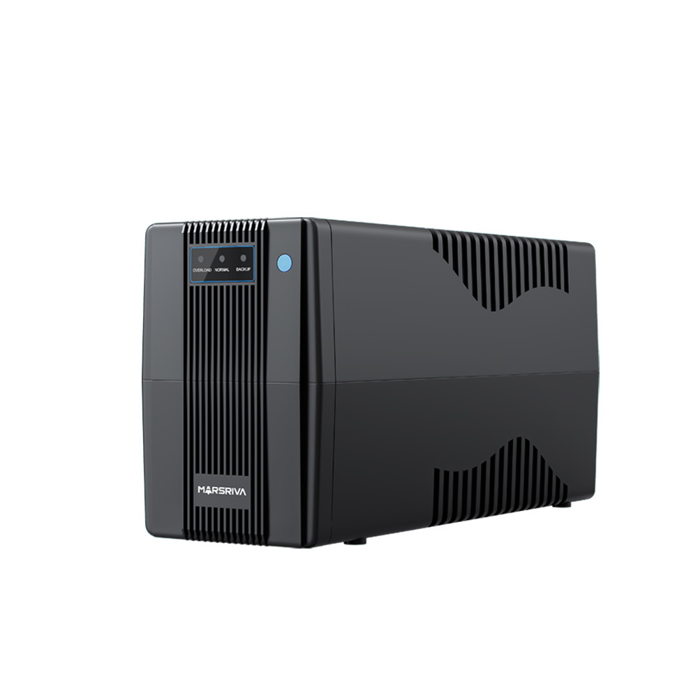 UPS Marsriva 750VA/375W 2 Tomas 1*12V/9Ah Mod. MR-UF750 - PC Mania