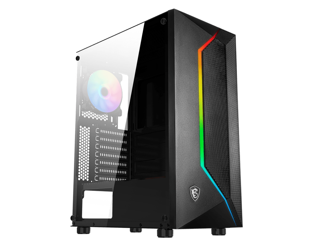 Case MSI Mag Vampiric 100R E-ATX Gaming (Full Tower) - PC Mania