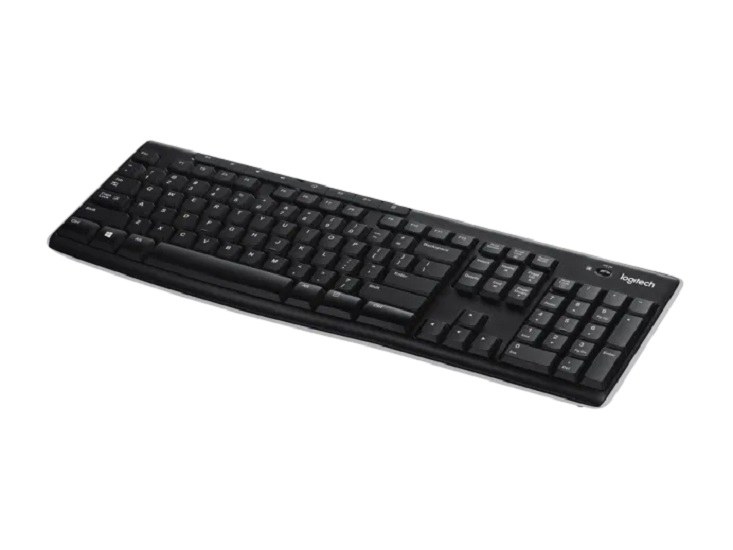 Teclado Logitech Inalámbrico K270 USB Negro Español N/P: 920-004426 - PC Mania