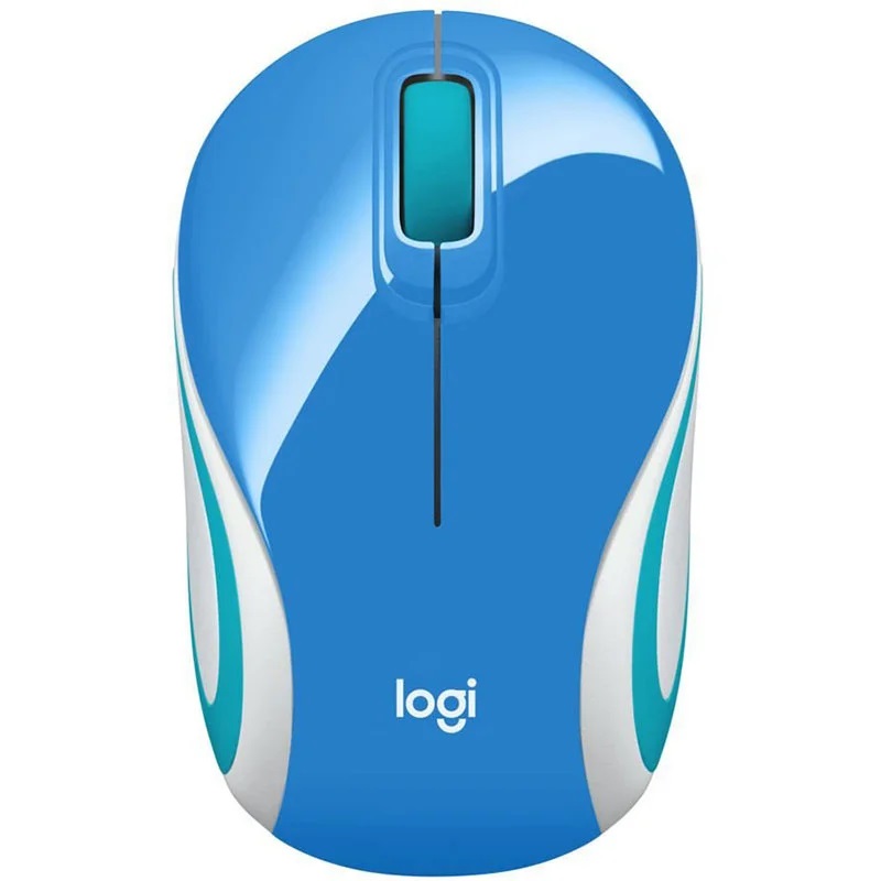 Mouse Logitech Inalámbrico M187 Azul N/P: 910-005360 - PC Mania