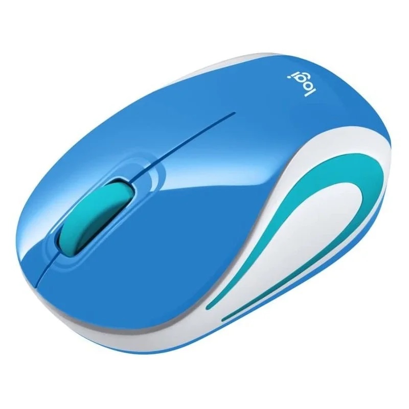 Mouse Logitech Inalámbrico M187 Azul N/P: 910-005360 - PC Mania