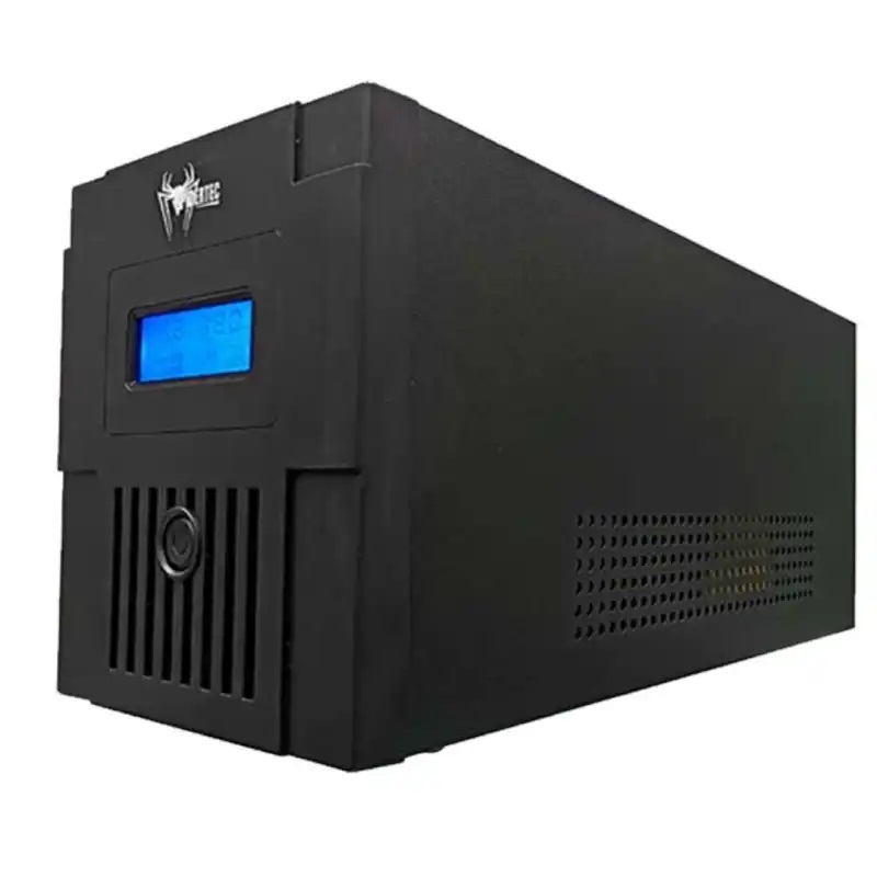 UPS Spidertec 1500VA/900W/120V/AVR/8 Tomas Pantalla LCD Mod. ST-U1500B - PC Mania