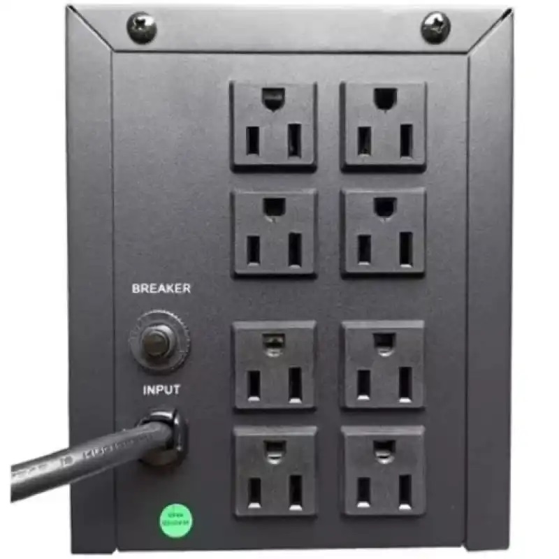 UPS Spidertec 2000VA/1200W/120V/AVR/8 Tomas Pantalla LCD Mod. ST-U2000B - PC Mania