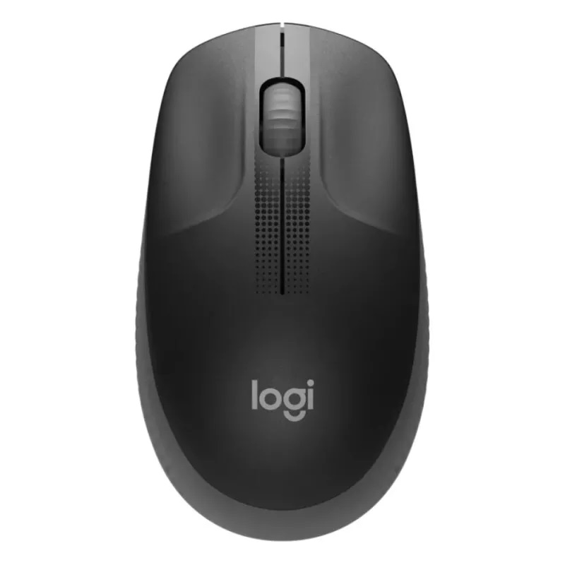 Mouse Logitech Inalámbrico M190 Negro-Gris N/P: 910-005902 - PC Mania