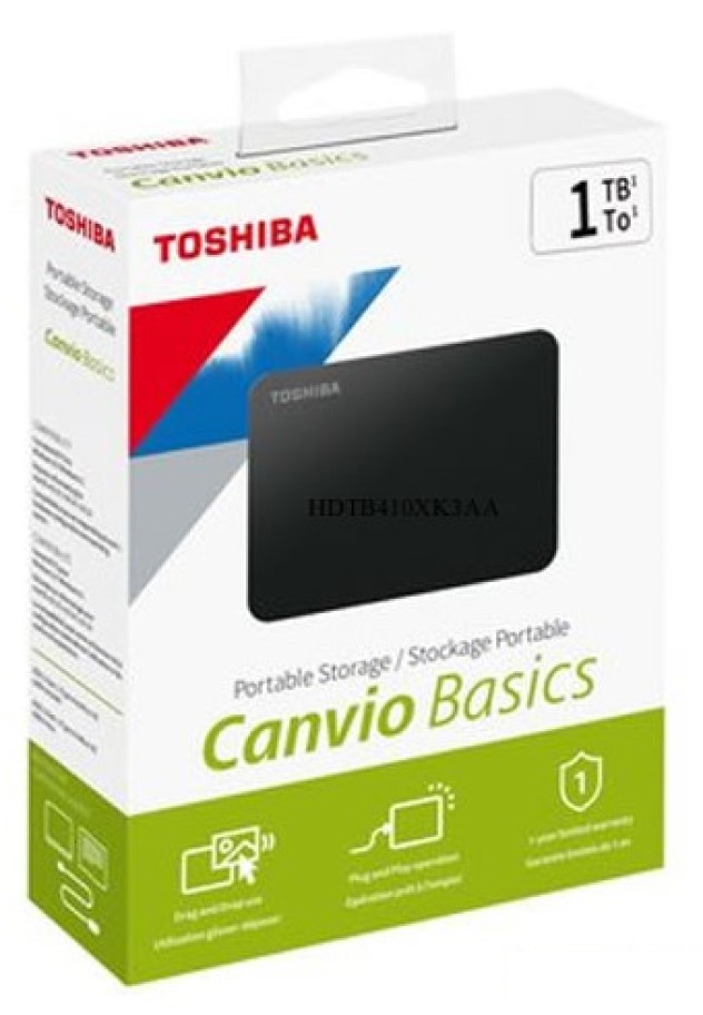 Disco Duro Externo Toshiba Canvio 1 TB 2,5