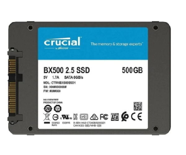 Disco Duro SSD Crucial BX500 500GB 2.5