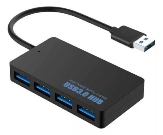 Mini HUB Spidertec 4 Puertos USB 3.0 N/P: SPI-A12 - PC Mania