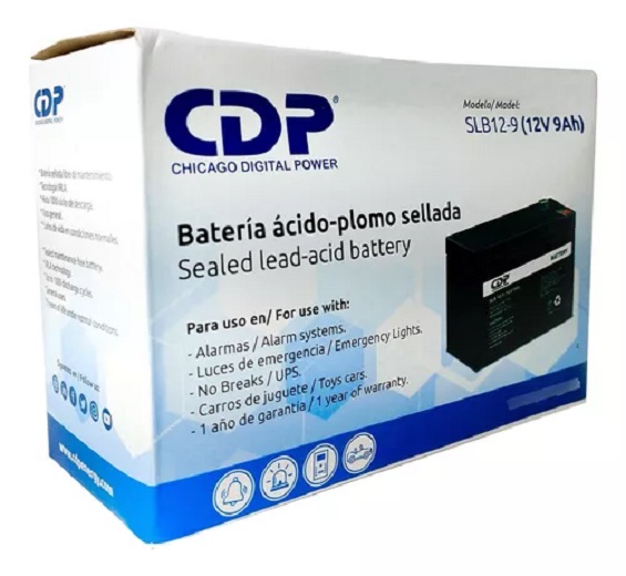 Batería CDP 12Volt. 9Ah para UPS N/P: SLB12-9 - PC Mania